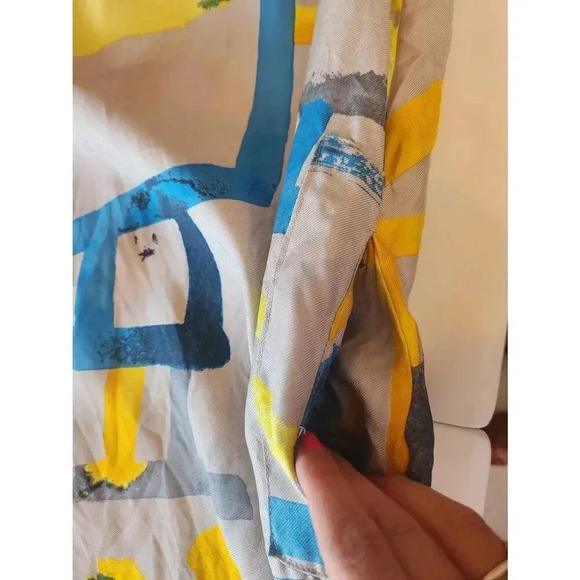 See By Chloe Dress Short Yellow and Blue Size 10. - Picture 5 of 7